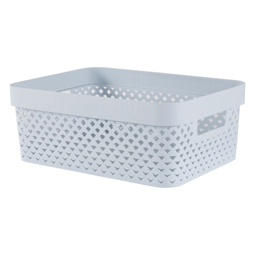 Svetlomodrý plastový úložný box 36x27x14 cm Pure – Curver