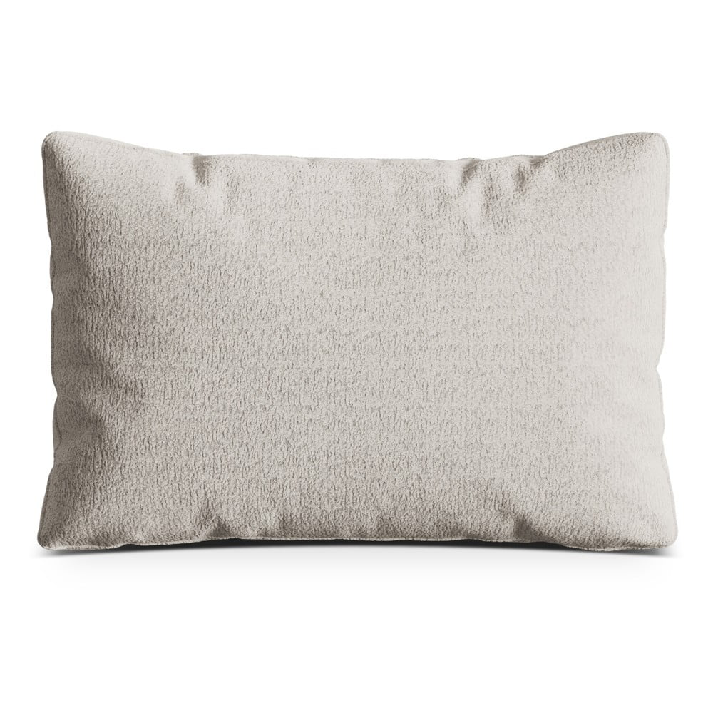 Béžový vankúš na gauč z textílie buklé Kemi – Cosmopolitan Design