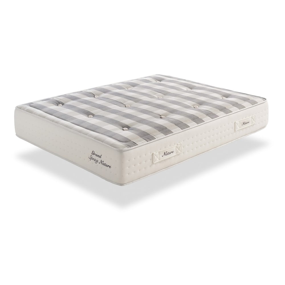 Stredne tvrdý pružinový termoregulačný matrac 160x200 cm Grand Spring Nature – Moonia