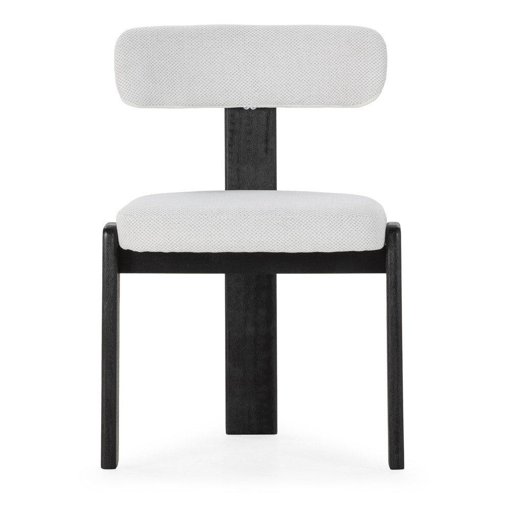 Čierne/svetlosivé čalúnené jedálenské stoličky v súprave 2 ks Nadia – MOME