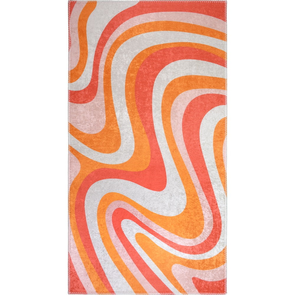 Oranžový prateľný koberec 80x150 cm Colors of Joy – Vitaus