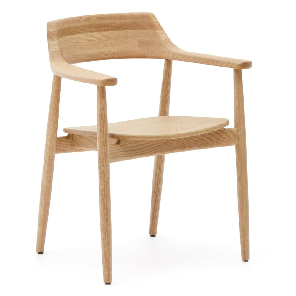 Jedálenská stolička z dubového dreva v prírodnej farbe Fondes – Kave Home