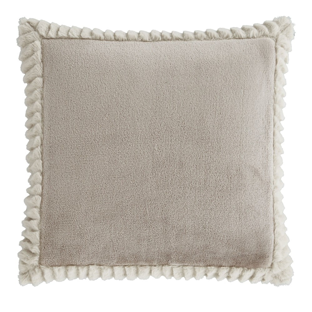 Dekoračný vankúš 55x55 cm Velvet and Faux Fur - Catherine Lansfield