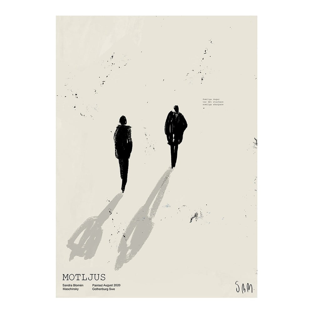 Plagát 50x70 cm Motljus – Sandra Blomén Maschinsky – The Poster Club