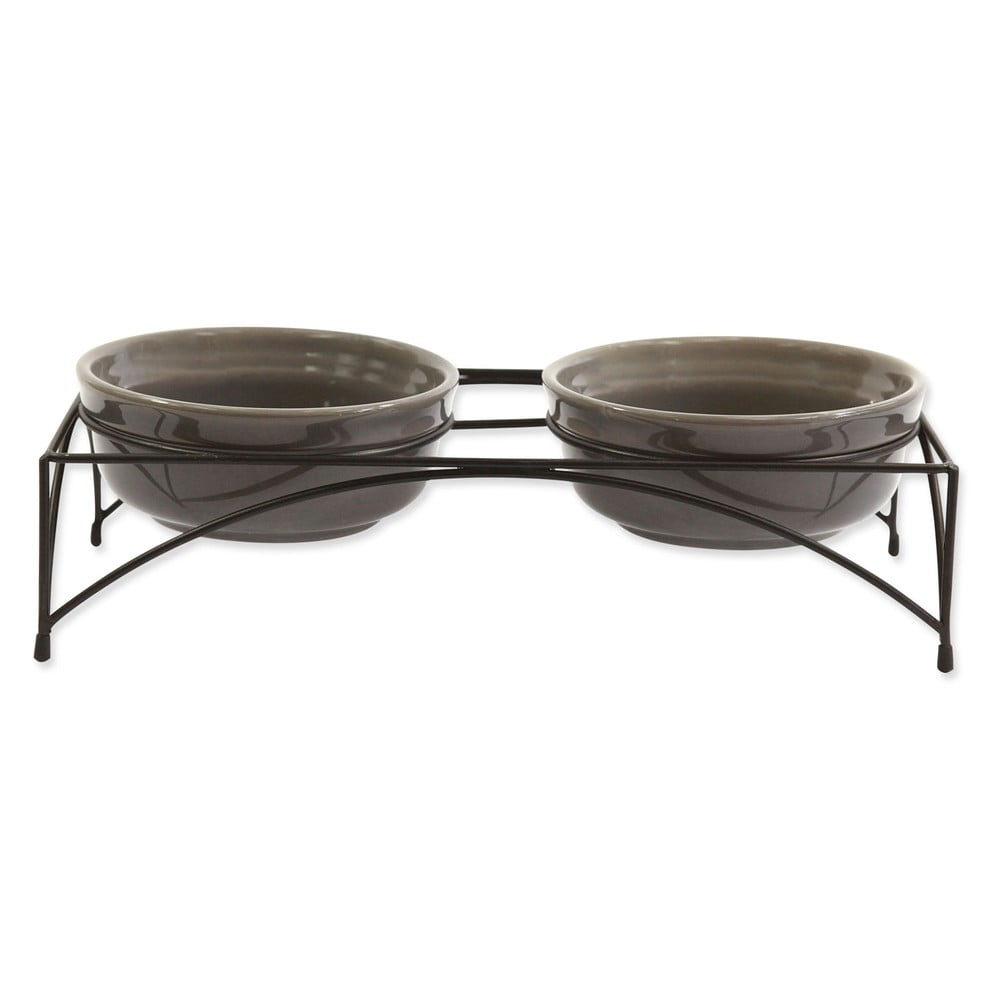 Keramická súprava misiek s podstavcom pre domáceho maznáčika Dog Fantasy – Plaček Pet Products