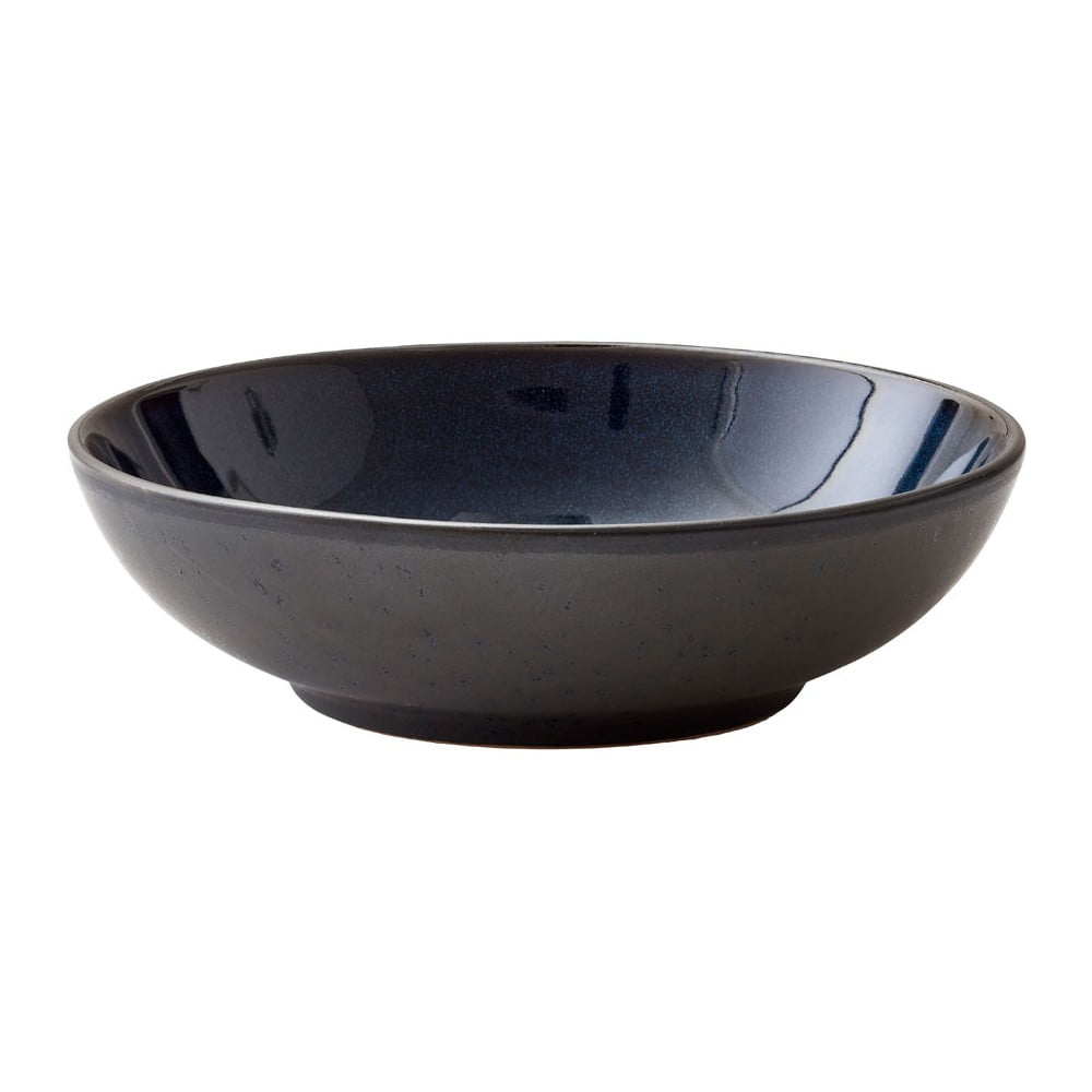 Čierna/modrá kameninová miska 1 l Gastro Dark Blue/Black – Bitz