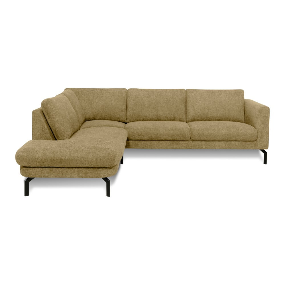 Rohová pohovka v horčicovej farbe (ľavý roh) Gomero – Scandic