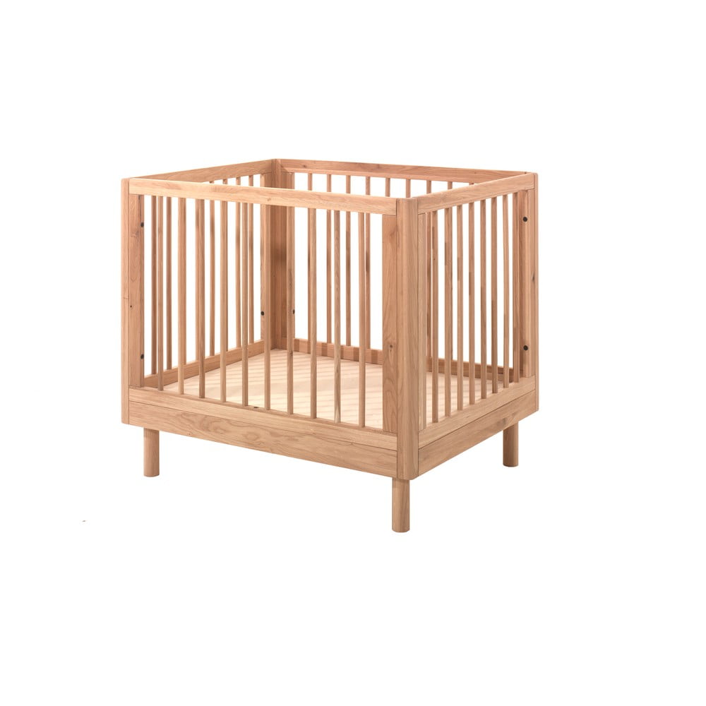 Detská ohrádka z dubového dreva v prírodnej farbe 95x75 cm Forrest – Vipack