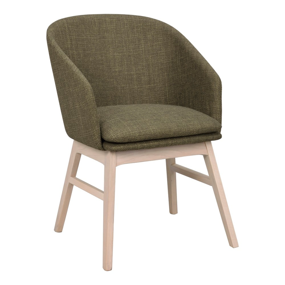 Zelené čalúnené jedálenské kreslá v súprave 2 ks Windham – Rowico