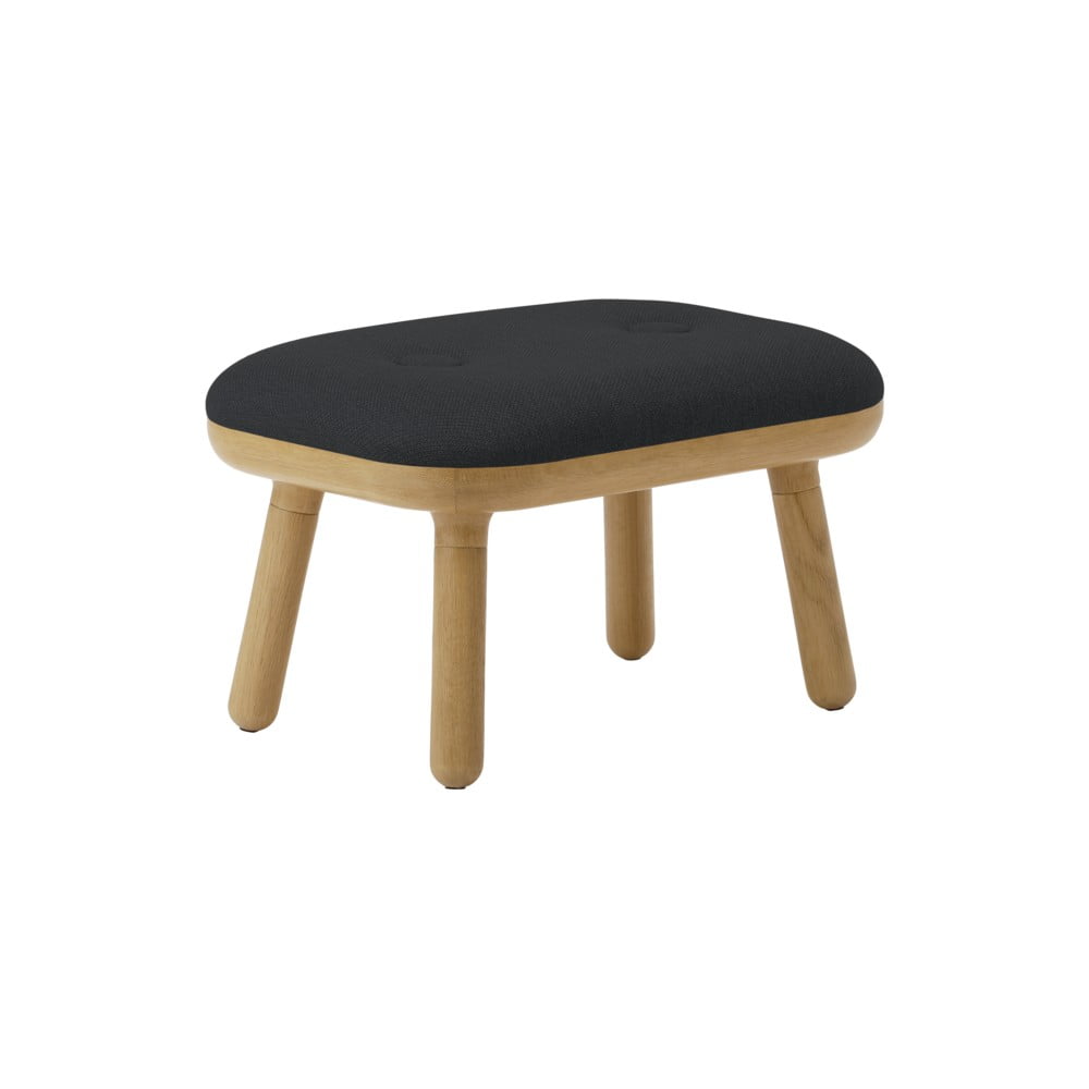 Stolička v antracitovo-prírodnej farbe Paff Low – UMAGE