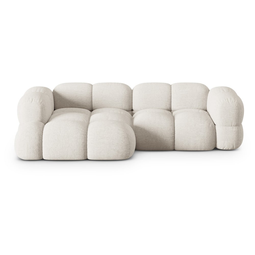 Béžová rohová pohovka (ľavý roh/s leňoškou) Loretto – Cosmopolitan Design