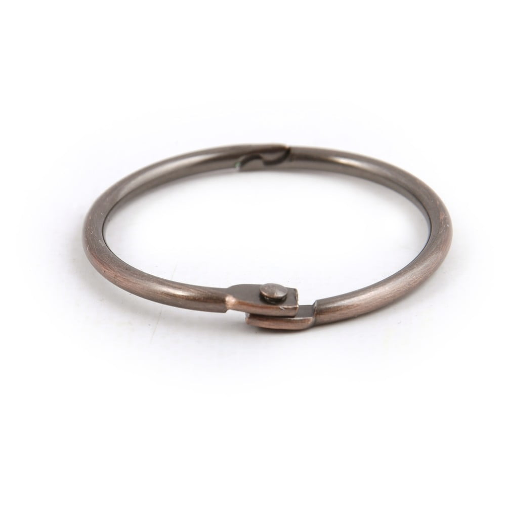 Krúžky k sprchovému závesu v súprave 12 ks v medenej farbe Ringo Small – Spirella