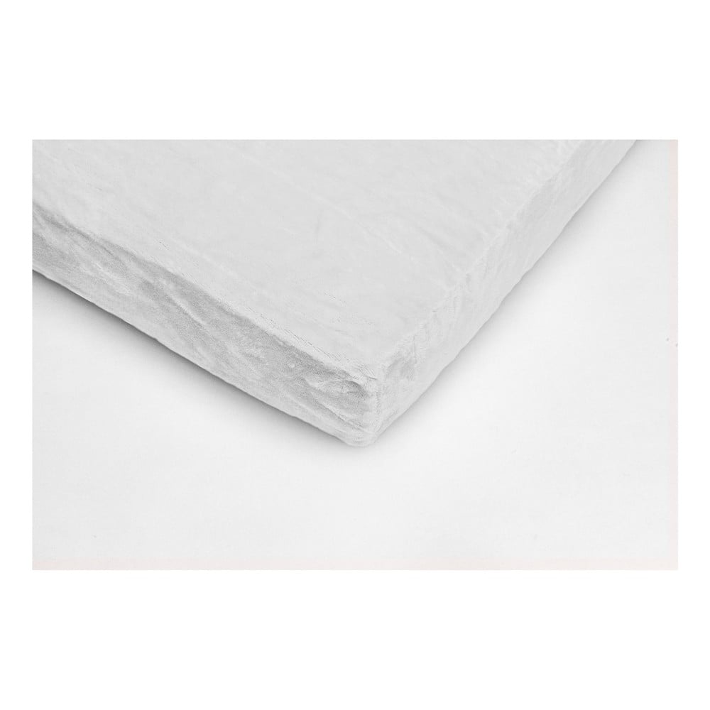 Biela mikroplyšová plachta My House