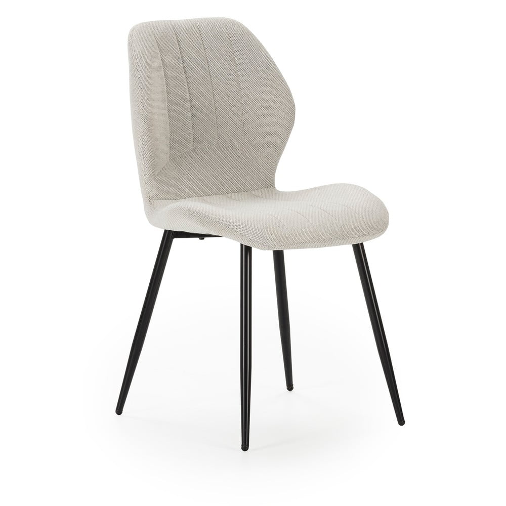 Krémové jedálenské stoličky v súprave 4 ks Milu – Marckeric