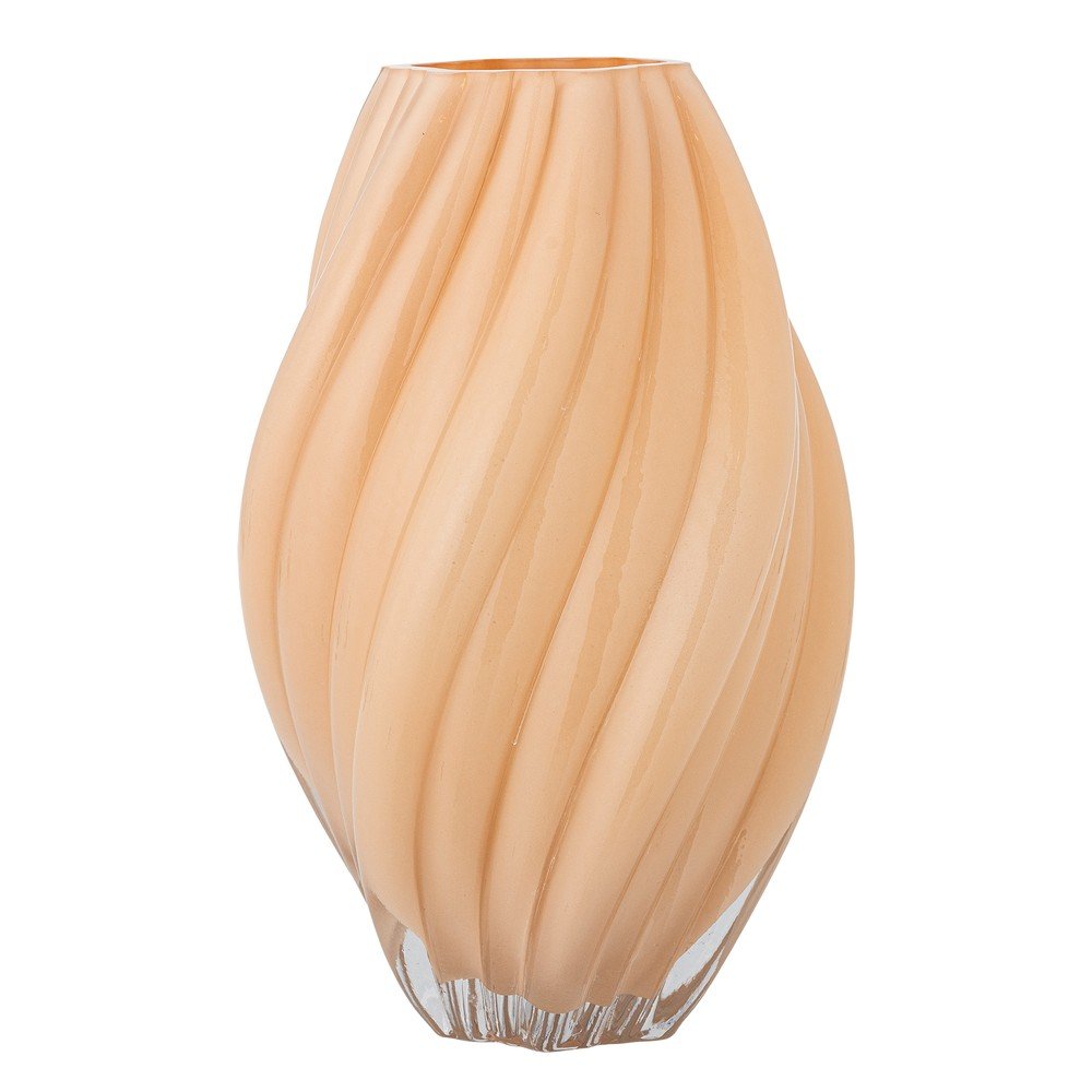 Oranžová sklenená váza (výška  30 cm) Kanji – Bloomingville