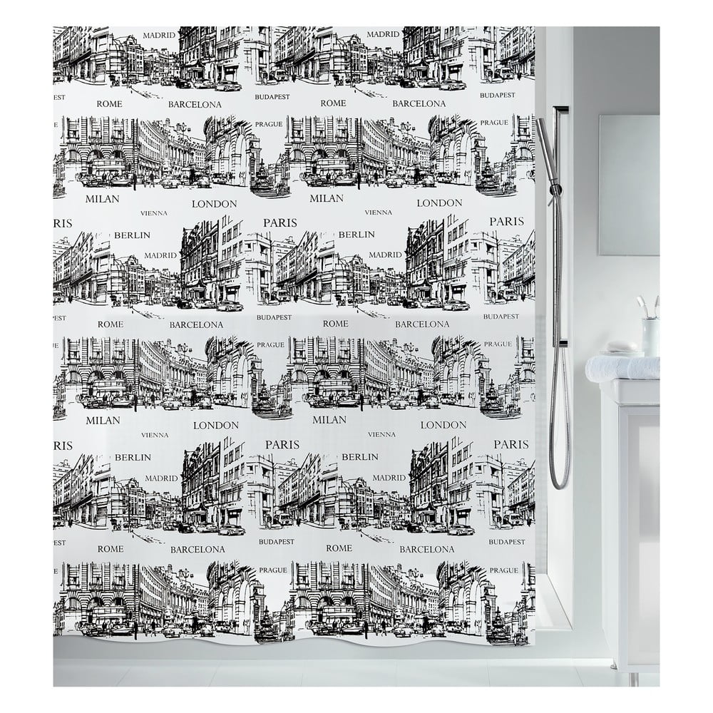 Sprchový záves 180x200 cm Places – Spirella