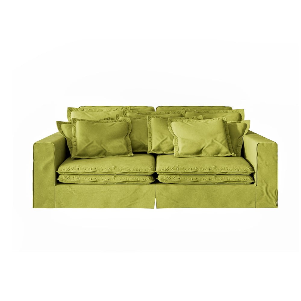 Svetlozelená pohovka 236 cm Nora – Ropez