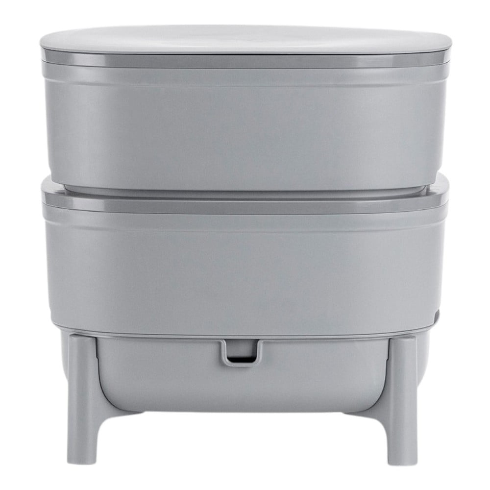 Sivý kompostér 30 l Urbalive – Plastia