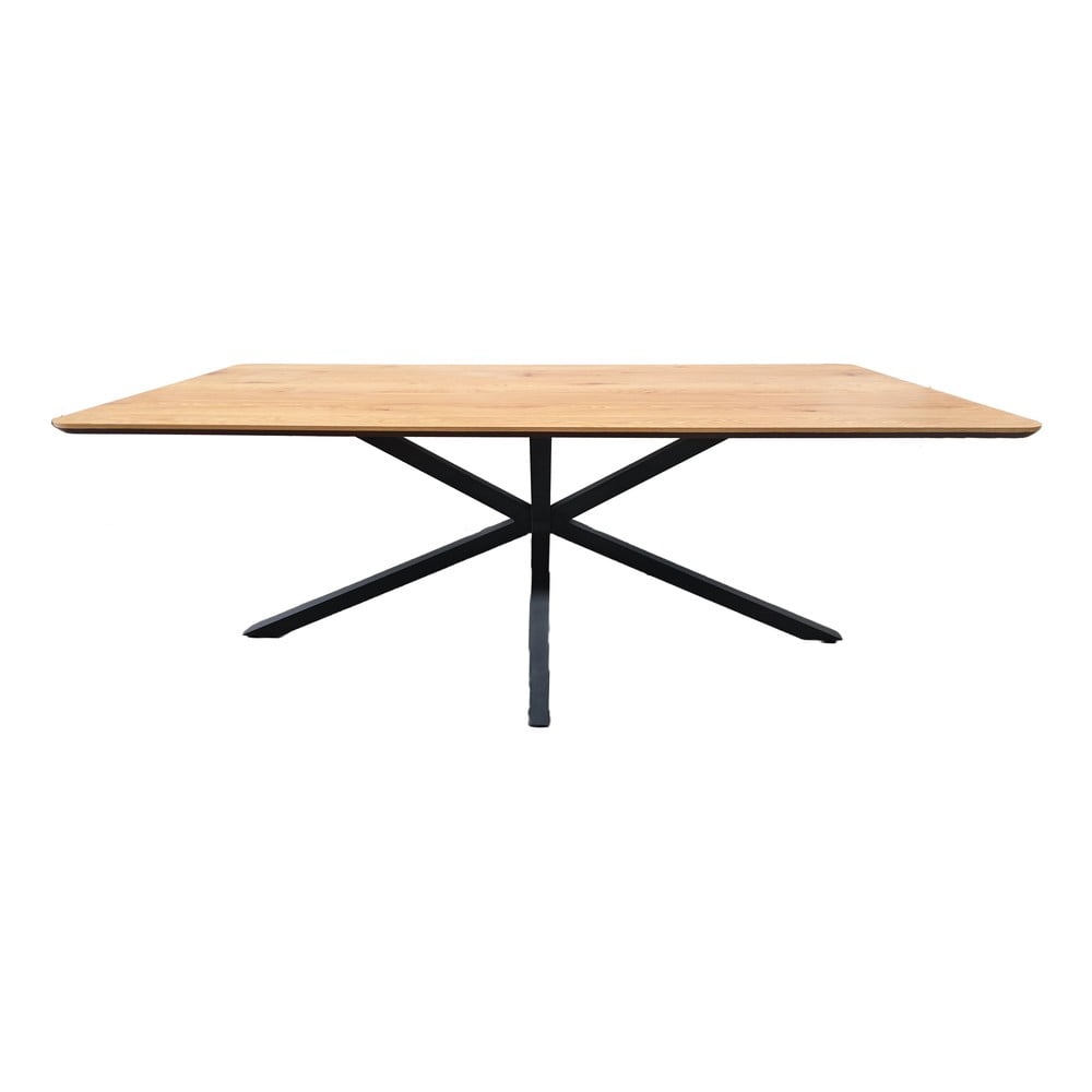 Jedálenský stôl s doskou v dubovom dekore 100x200 cm Cesura – Unique Furniture