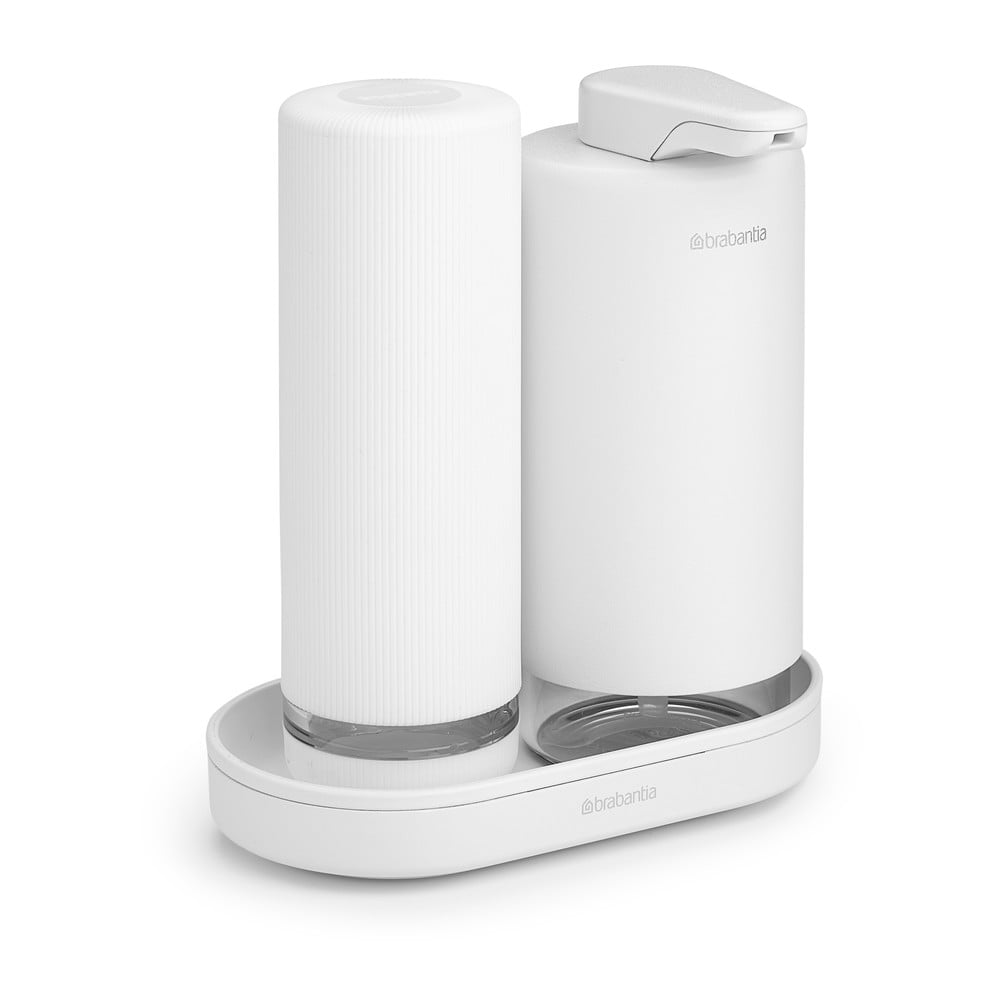 Biely plastový stojan na umývacie prostriedky SinkStyle – Brabantia