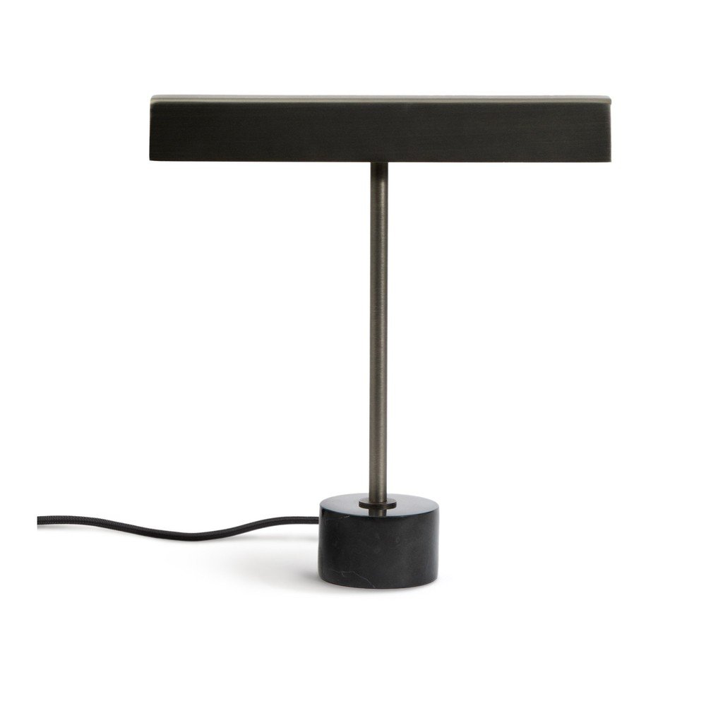 Čierna kovová stolová lampa (výška  32