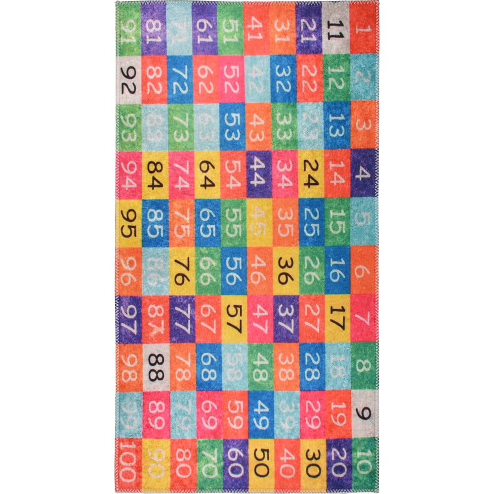 Prateľný detský hrací koberec 80x120 cm One to Hundred – Vitaus