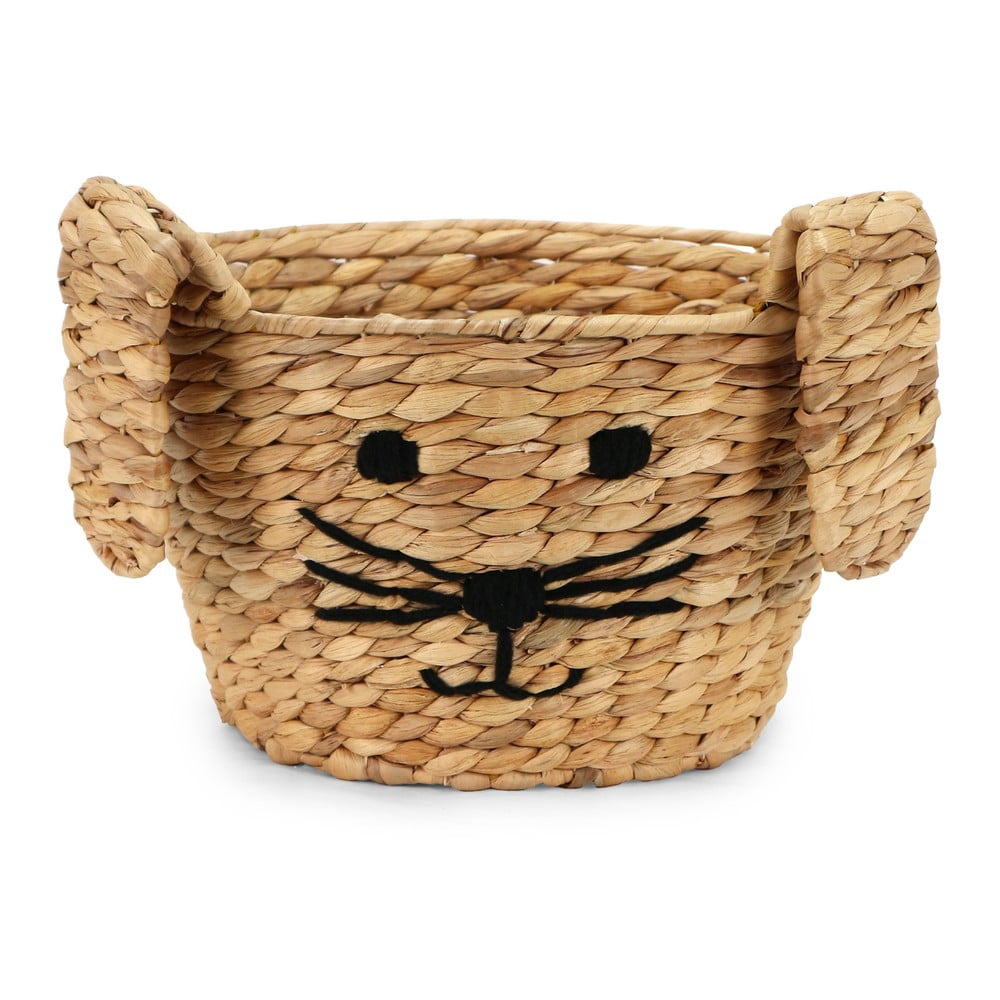Detský kôš na hračky z vodného hyacintu v prírodnej farbe ø 35x26 cm Rabbit – Compactor