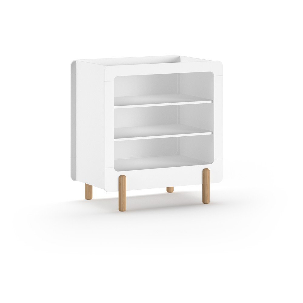 Biela detská komoda s prebaľovacím pultom 88x95x57 cm Smile – Vipack