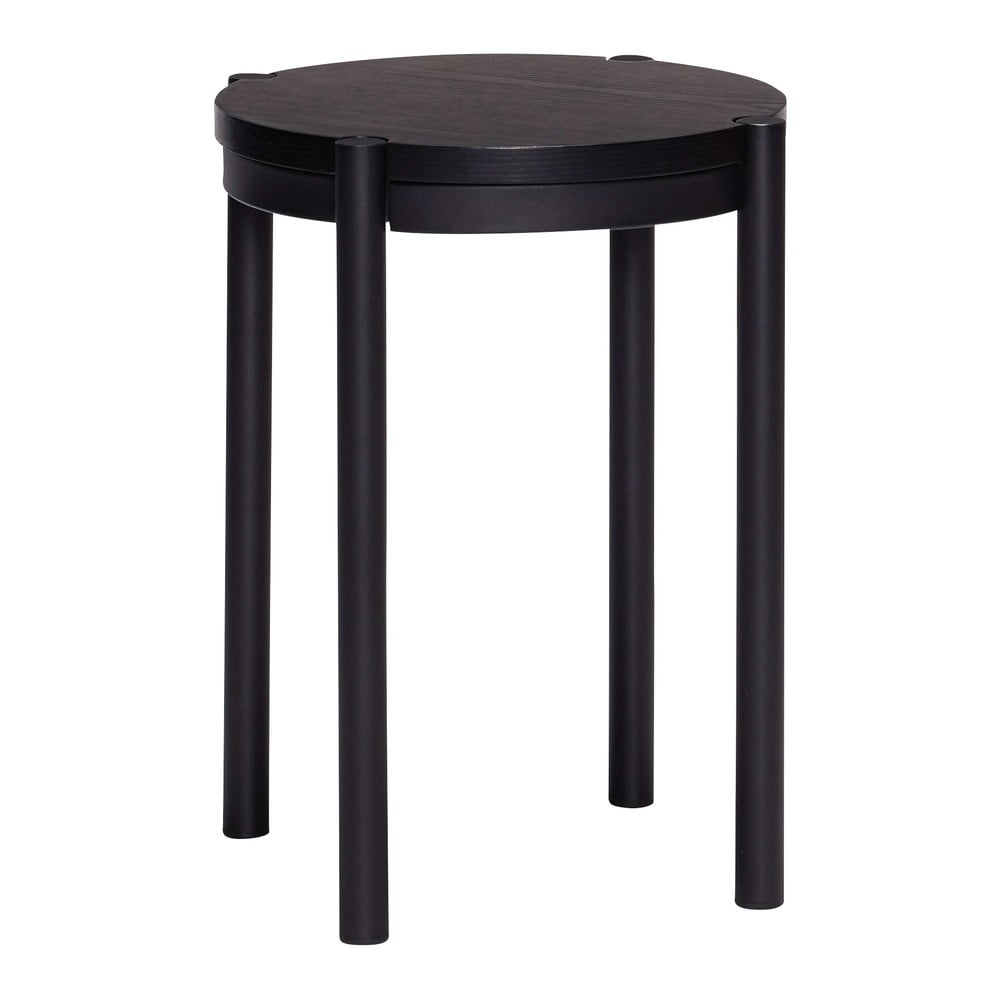 Čierna stolička Oto – Hübsch