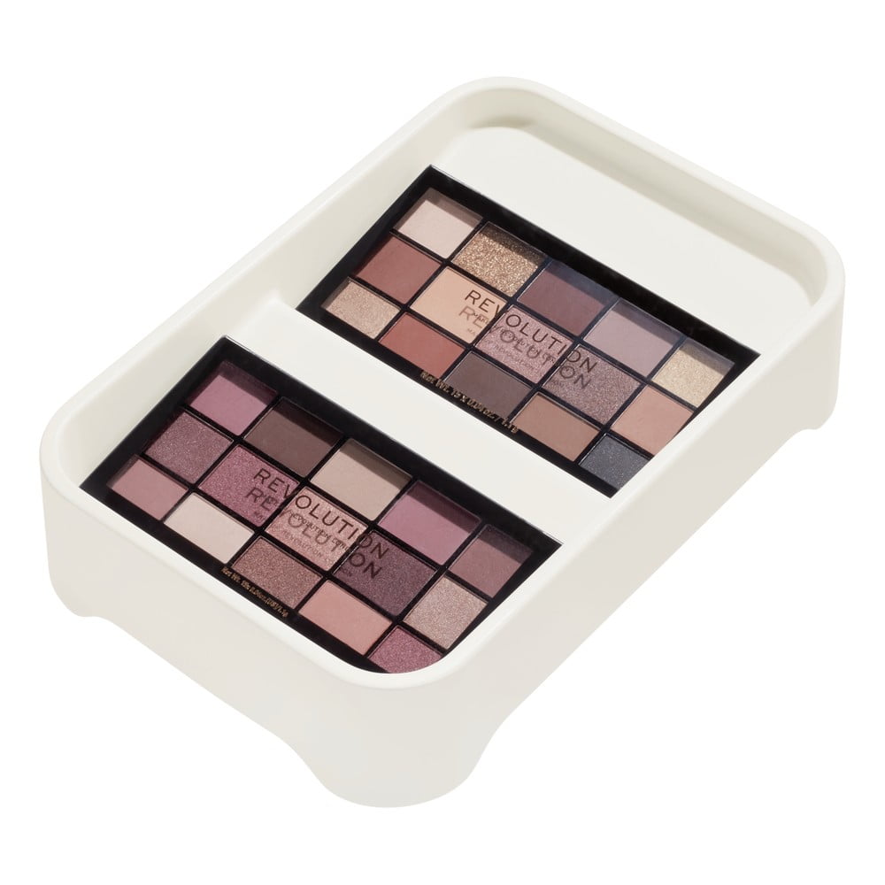 Biely organizér na makeup iDesign Eco Bin