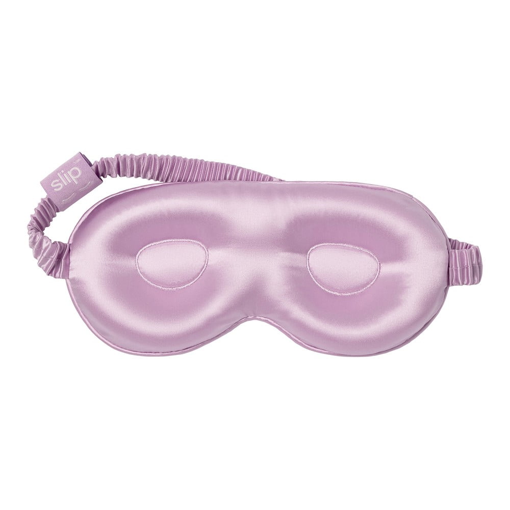 Hodvábna maska na spanie v levanduľovej farbe Contour Wildflower – slip