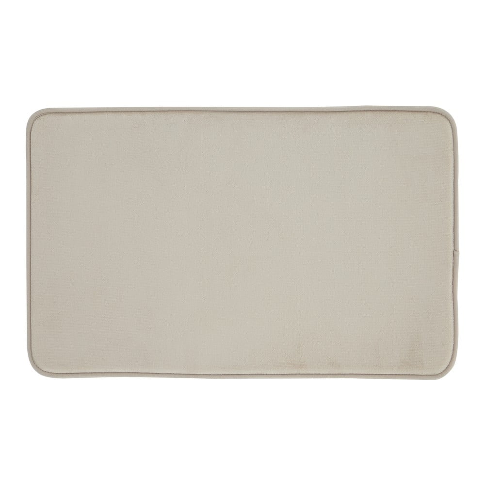 Béžová kúpeľňová predložka z pamäťovej peny 50x80 cm – Catherine Lansfield