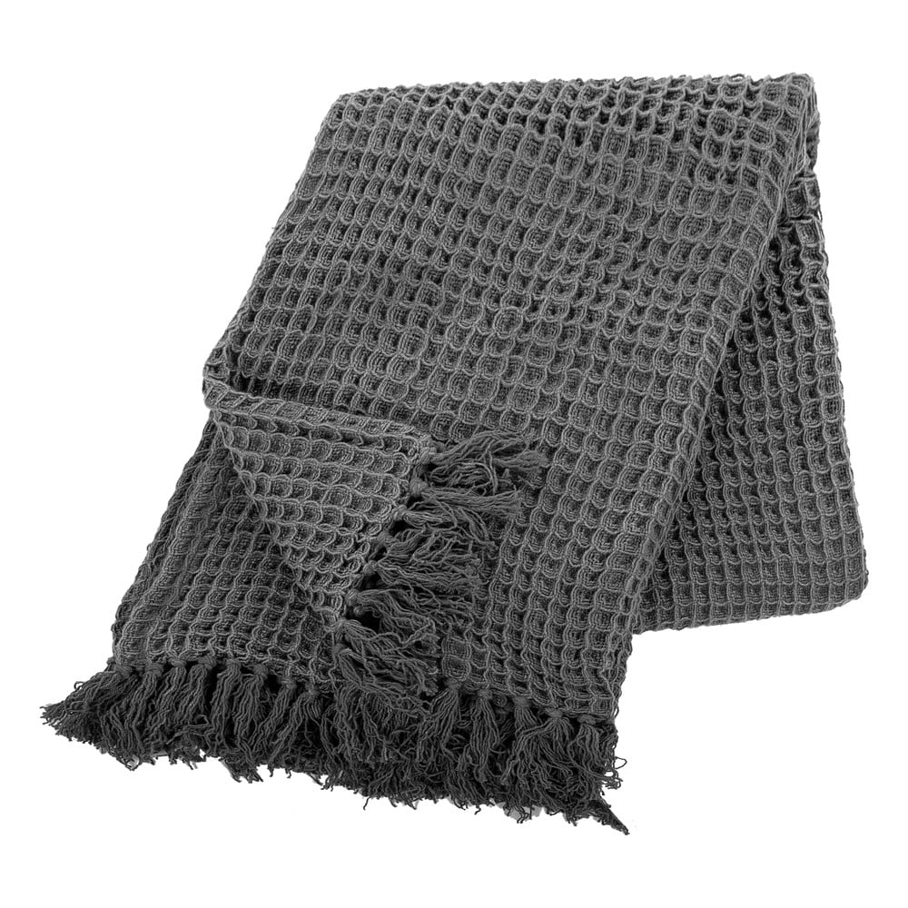 Sivá bavlnená deka Tiseco Home Studio Waffle