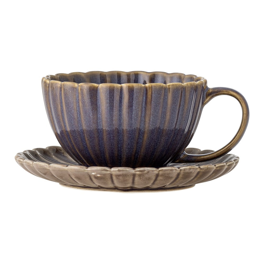 Fialová šálka na cappuccino z kameniny 220 ml Latina – Bloomingville