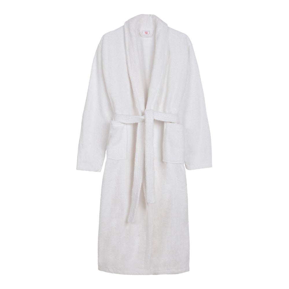 Biely bavlnený župan veľkosť XL/XXL Terry - HIP