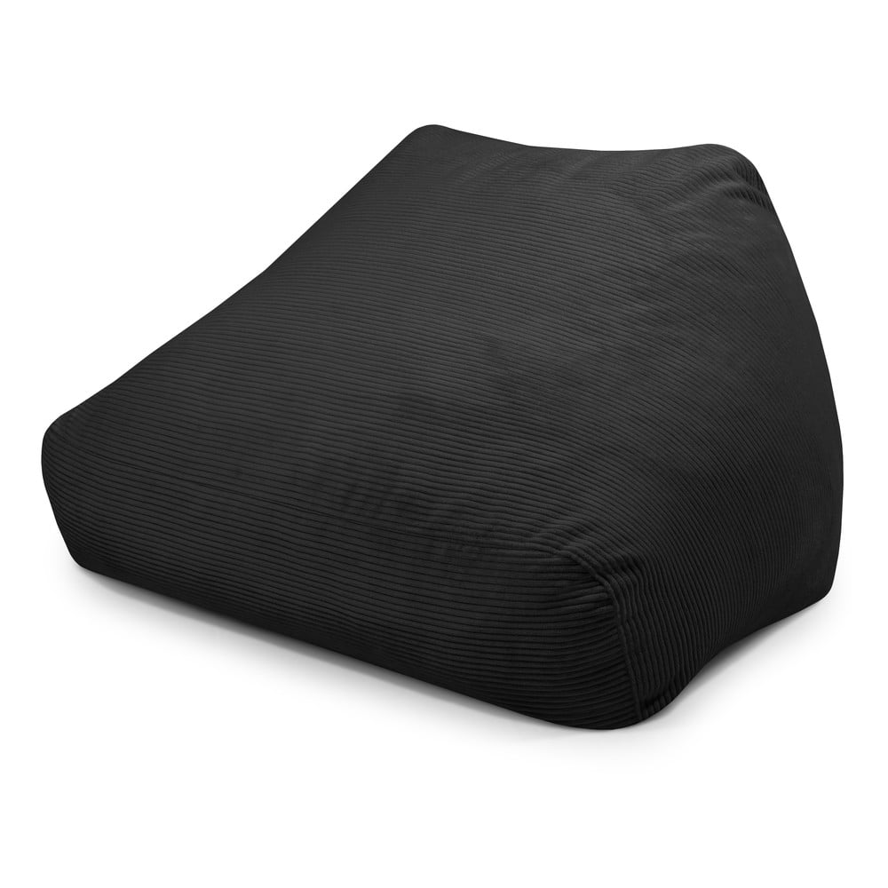 Čierny menčestrový sedací vak Sofa Snug – SLOWDOWN