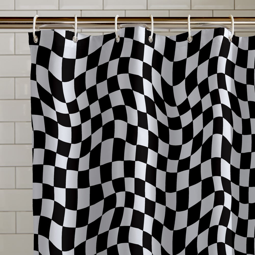 Sprchový záves 180x180 cm Checkerboard – Catherine Lansfield