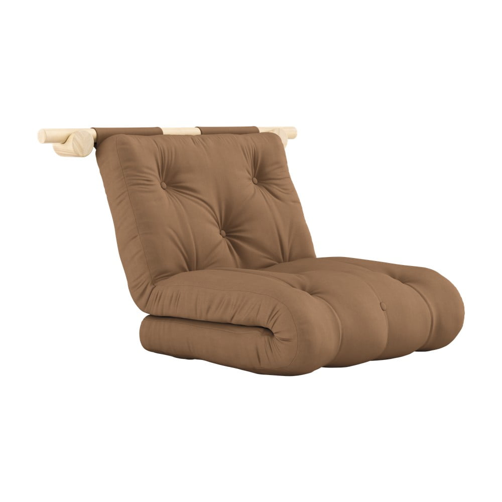 Hnedé kreslo Hooked – Karup Design