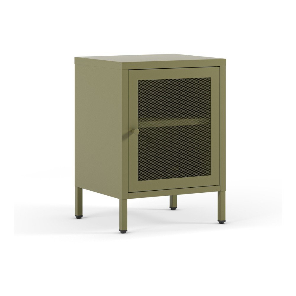 Zelený nočný stolík Fayna – Marckeric