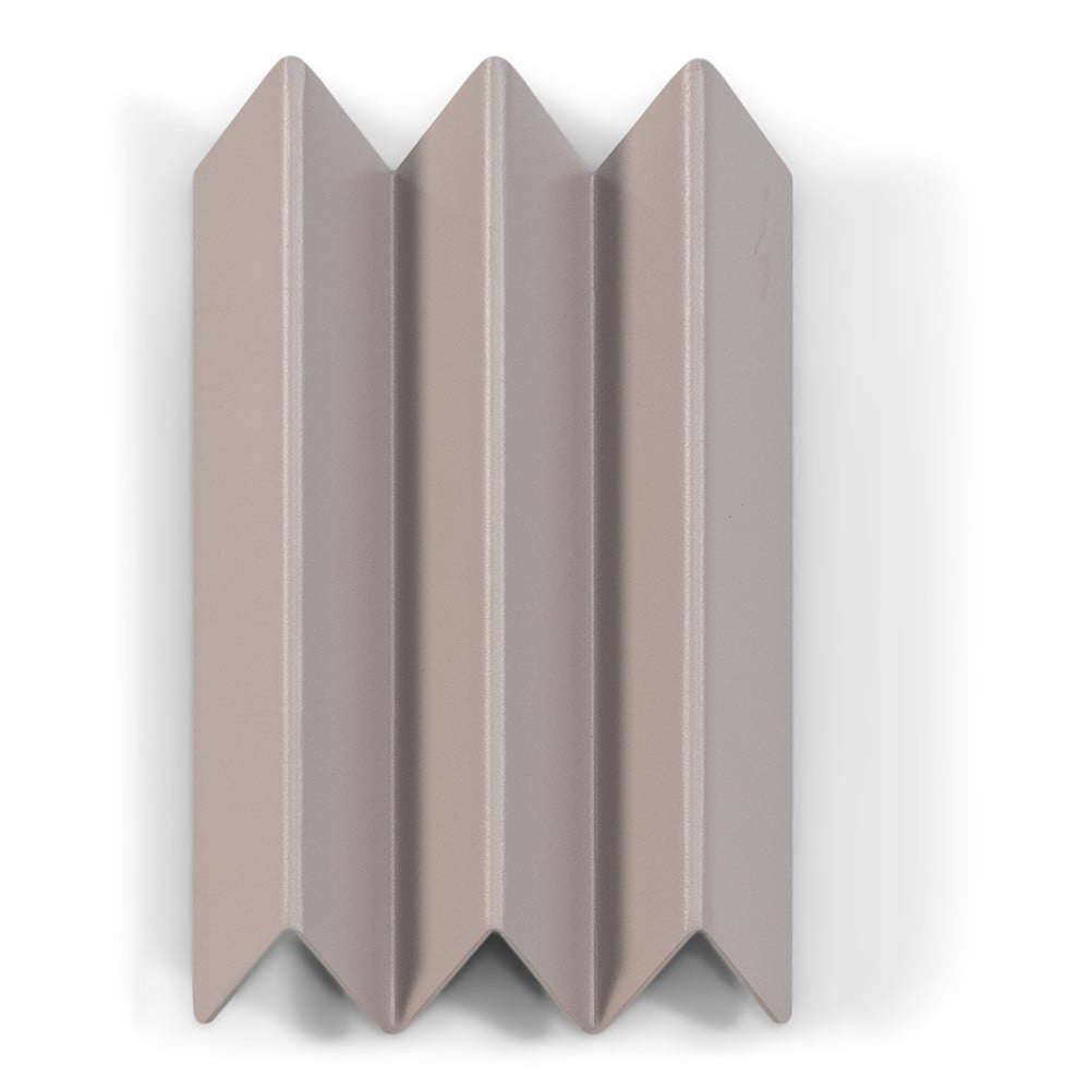 Taupe kovový nástenný vešiak s poličkou 13 cm Sensu – Spinder Design
