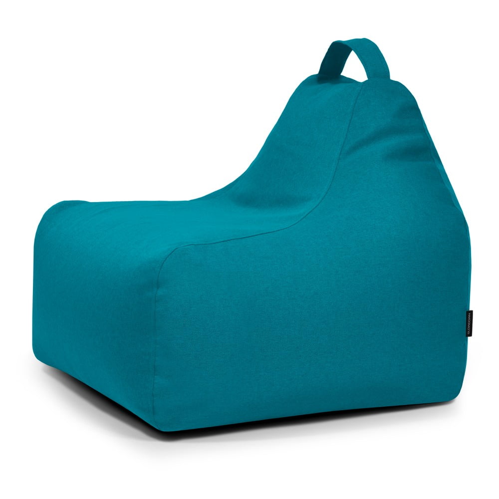 Tyrkysovomodrý detský sedací vak Game Amuse – SLOWDOWN