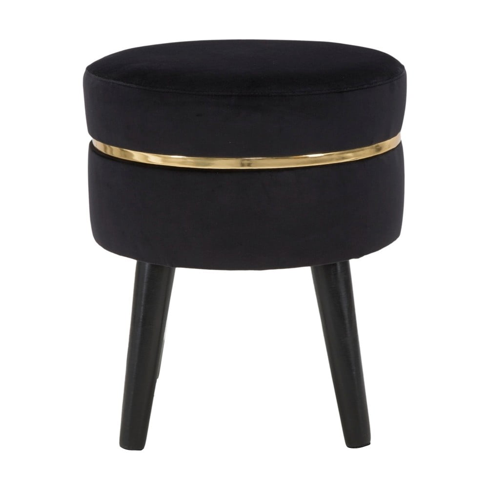 Čierna polstrovaná stolička Mauro Ferretti Paris