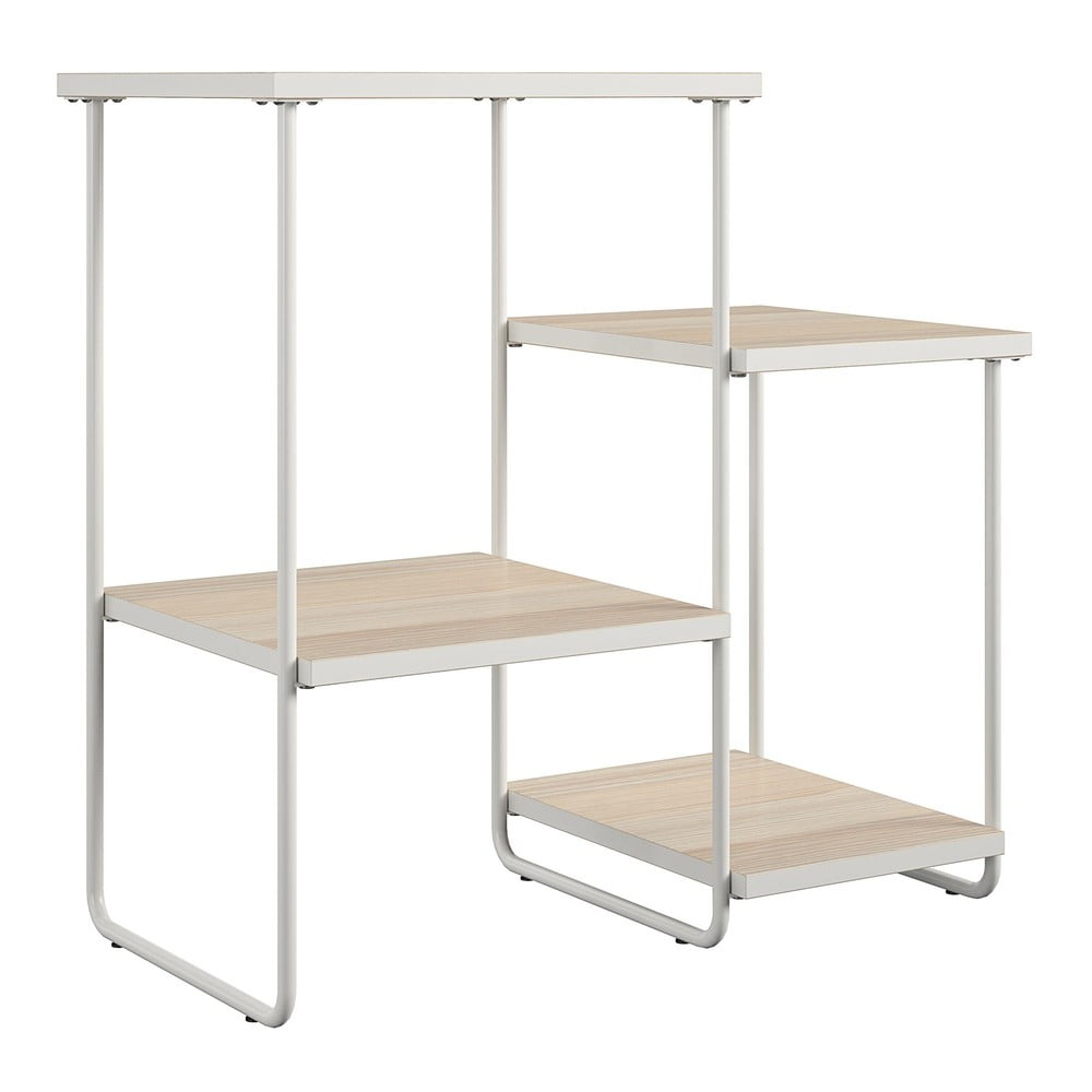 Konzolový stolík s doskou v dekore jaseňového dreva v bielo-prírodnej farbe 35x67 cm Dante – Støraa