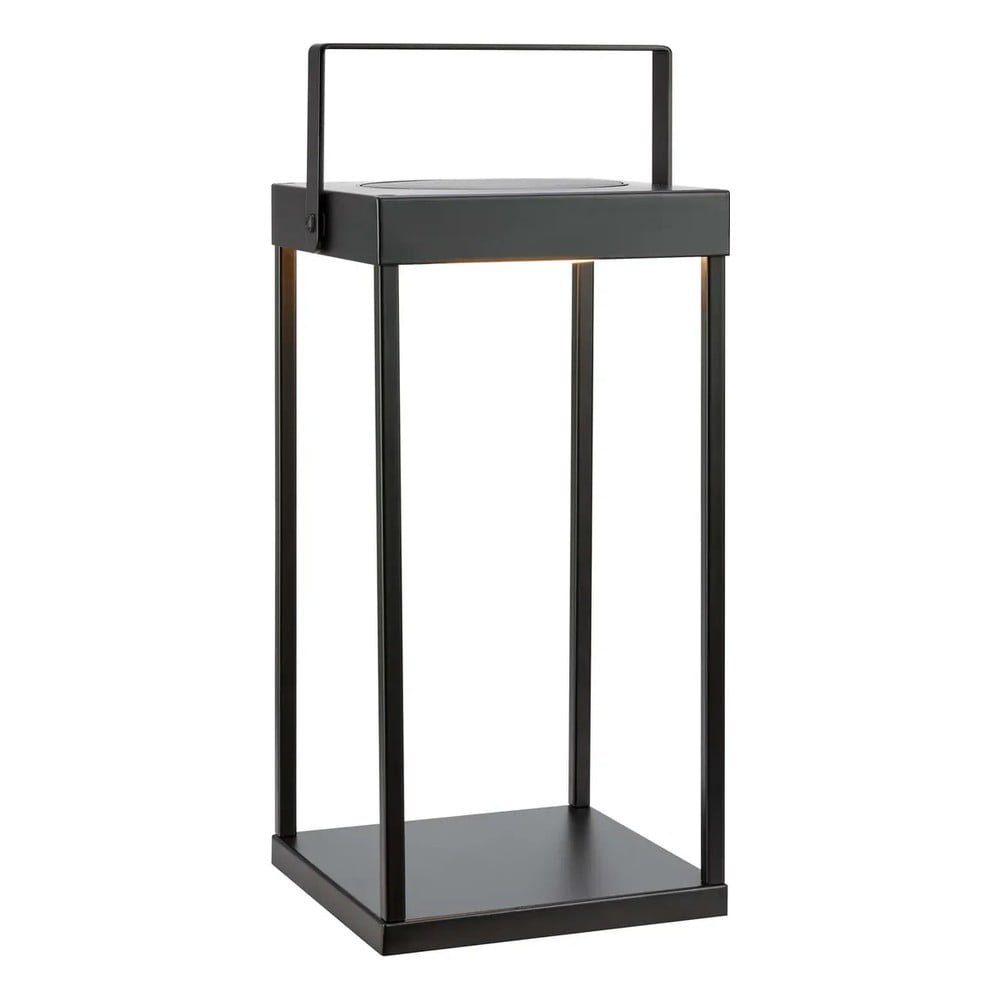 Čierny vonkajší solárny LED lampáš na USB (výška 42 cm) Pure – Markslöjd