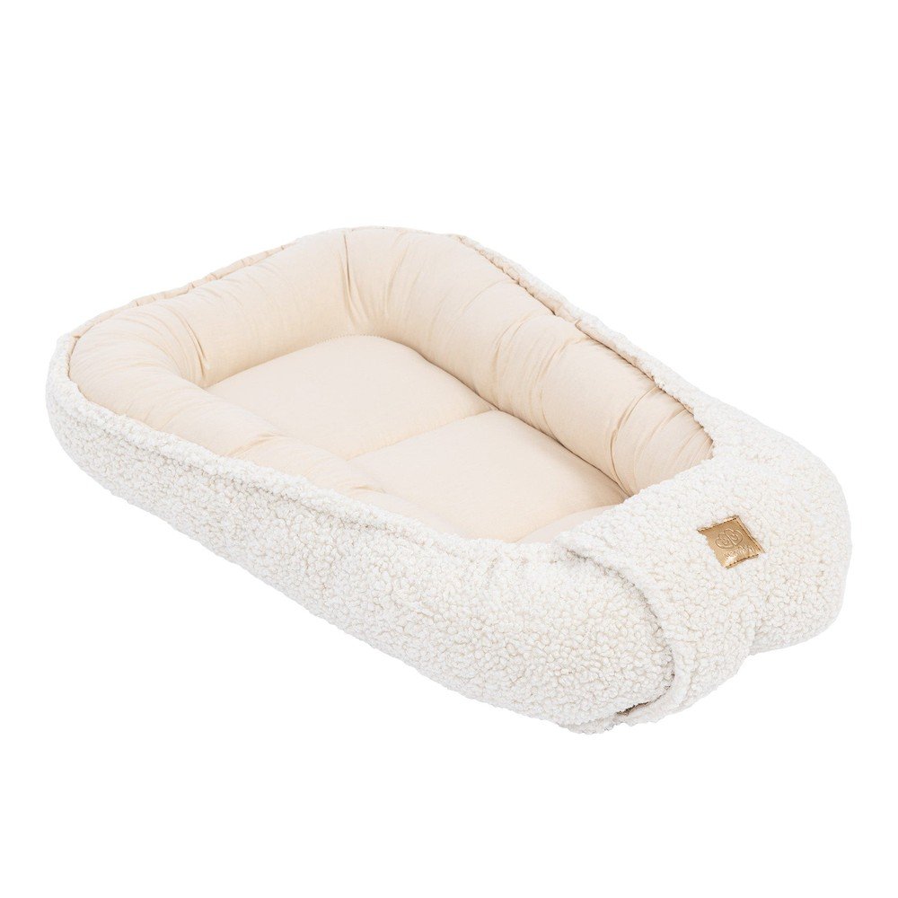 Béžové hniezdočko pre bábätko 55x83 cm – Meowbaby