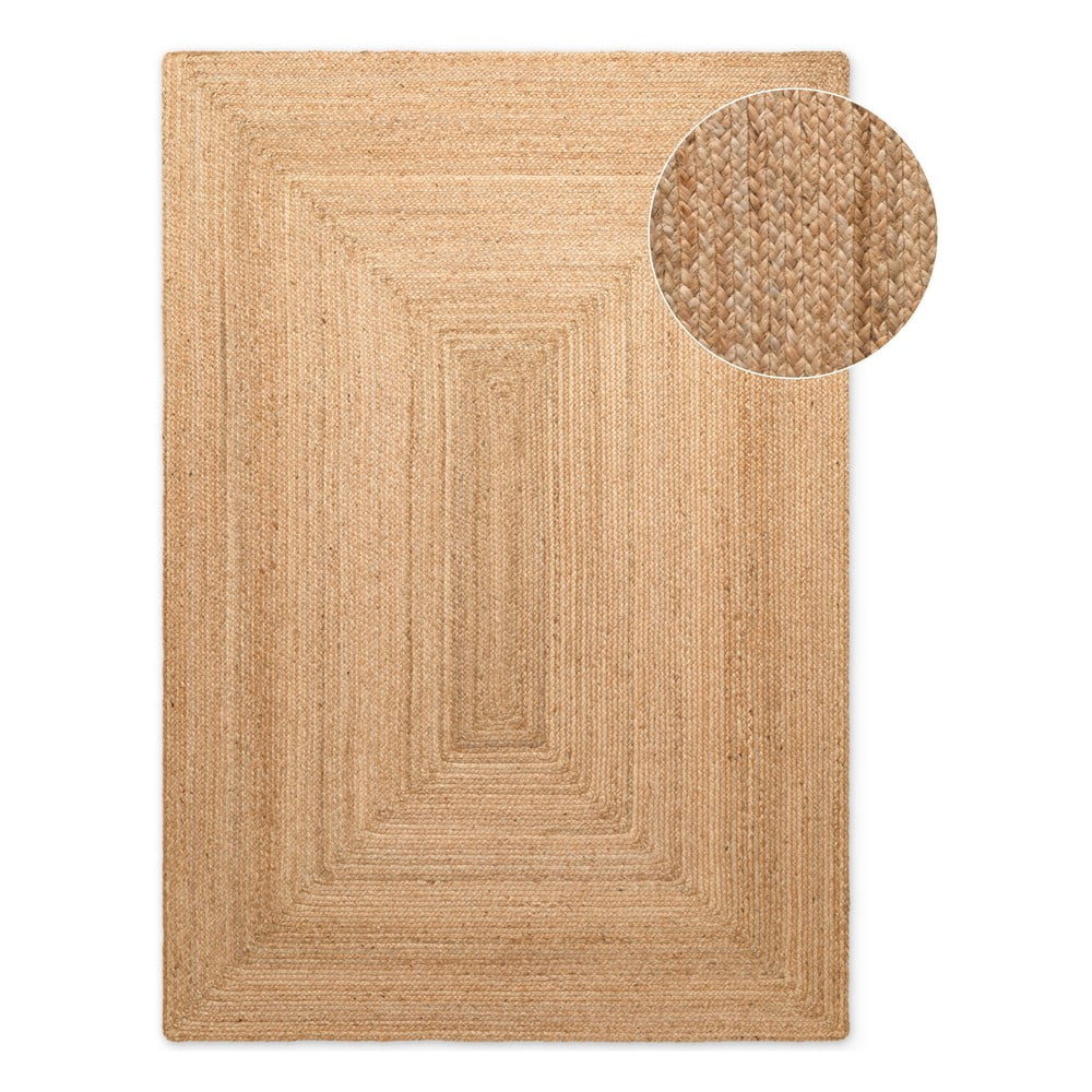 Obojstranný/ručne tkaný jutový koberec v prírodnej farbe 200x300 cm Sharmila Natural Brown – Hanse Home