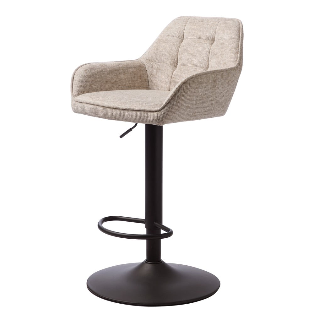 Béžová barová stolička s nastaviteľnou výškou Nolan – Unique Furniture