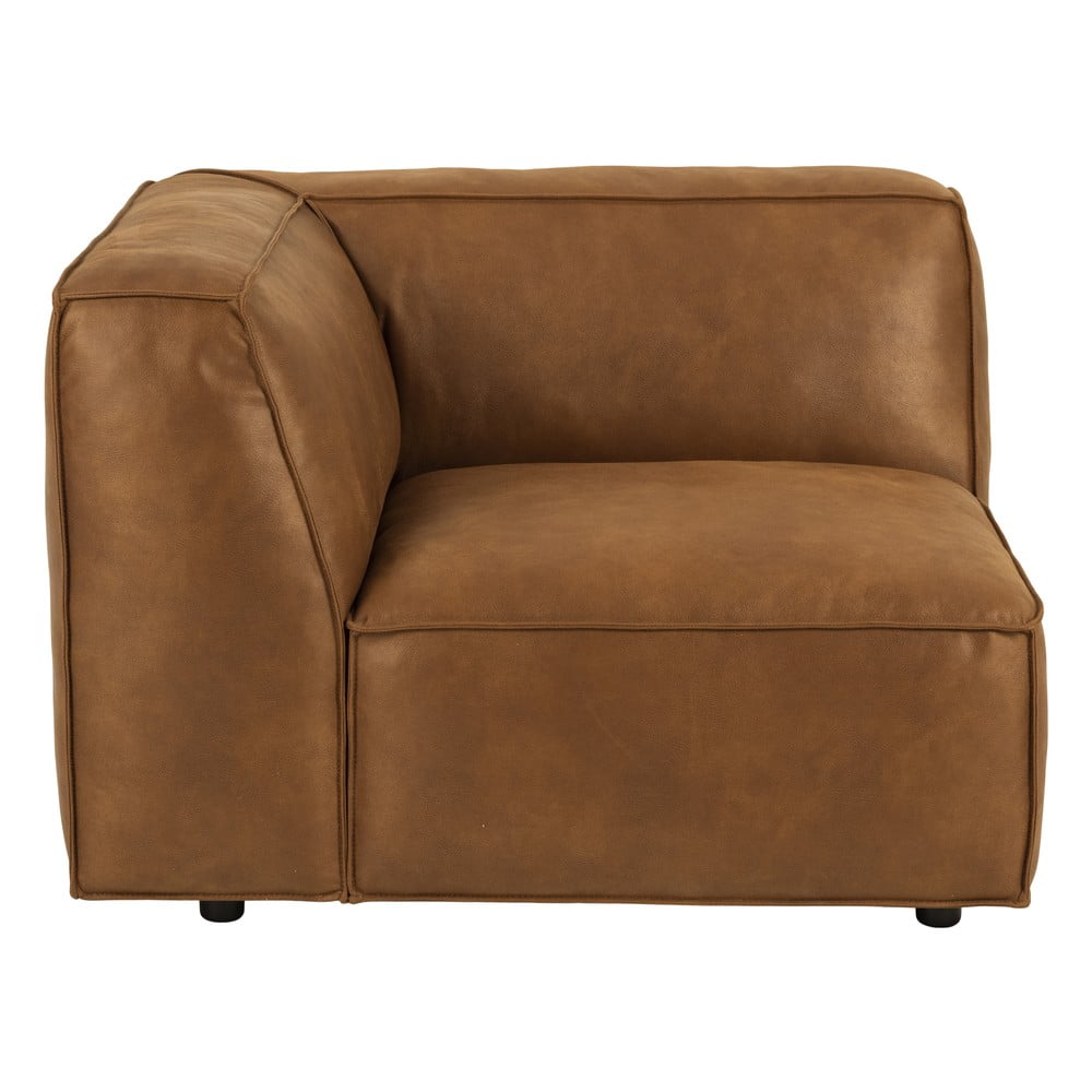 Koňakovohnedý modul pohovky (ľavý roh) Fairfield Kentucky – Bonami Selection