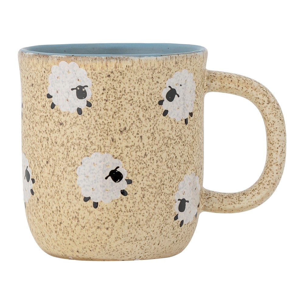 Béžový detský hrnček z kameniny 170 ml Dolly – Bloomingville Mini