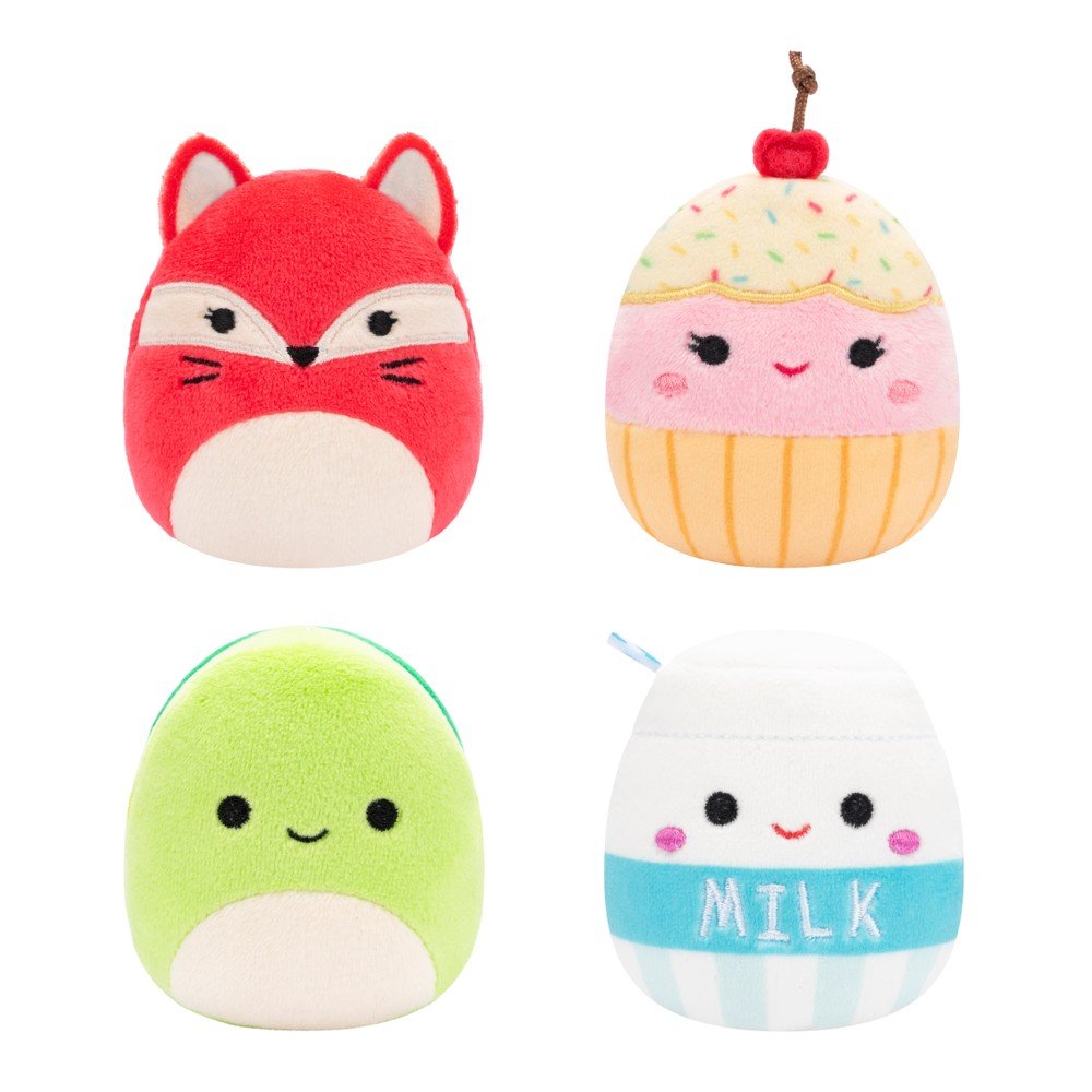 Plyšové hračky v súprave 4 ks Micromallows 4Pack – SQUISHMALLOWS